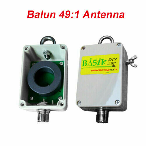 Balun pour HF, version 1:49-49:1, ondes courtes, quatre bandes, 5-35MHZ, extrémité alimentée, demi-onde, antenne EFHW 100W, dernière version