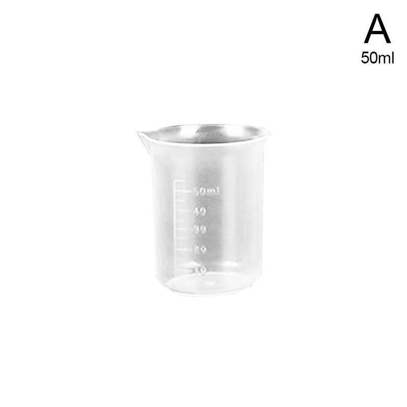 Plastic Measuring Cup Split Cup DIY Epoxy Resin Accessories Making Tool Beaker Household Daily Necessities: A
