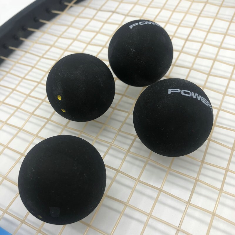 Træning squashbold klubbeniveau amatørbold 6 stykker høj elastisk squashbold