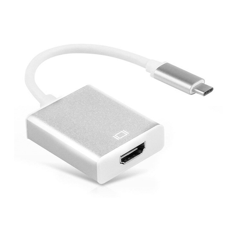 Usb C Naar Hdmi 3 In 1 Kabel Converter Voor Huawei Usb 3.1 Thunderbolt 3 Type C Switch Naar Hdmi 4K Adapter Kabel 1080P: Sliver B version