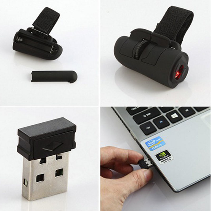 Mouse mini Finger Wireless Mouse for Laptop Computer Mice Mause Bluetooth Simple Portable