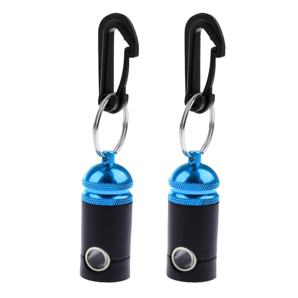 2 Stuks Premium Duiken Regulator Octopus Slang Houder Keeper Clip-Blauw Zwart
