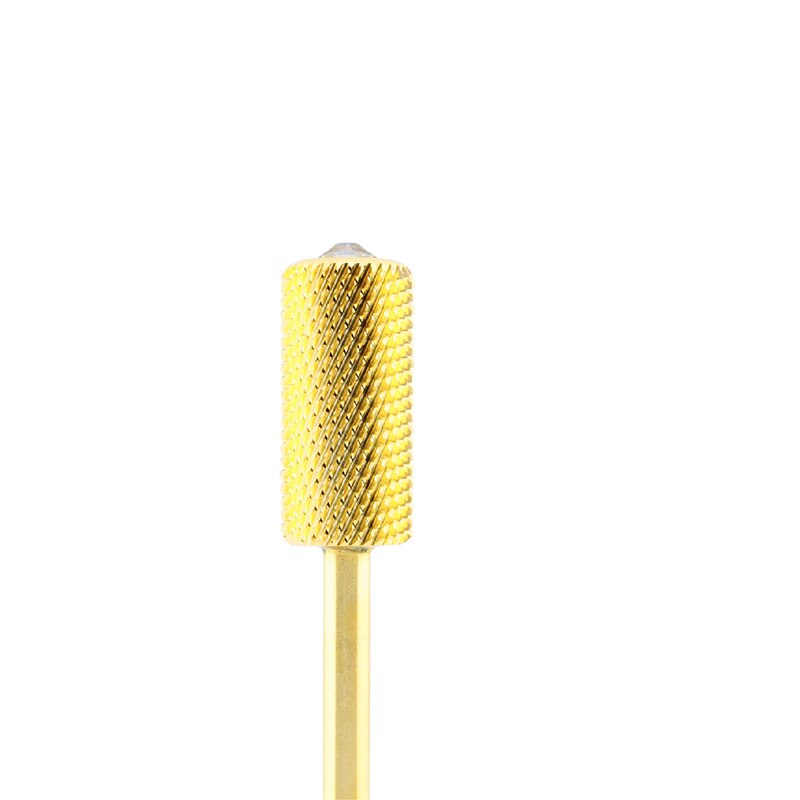 2 st kristall stor cylinderborr [hörnradie]  - 4 xgrov  (4xc-1140411)  - guld - wilson hårdmetall spikborr: 2 st mellanguld