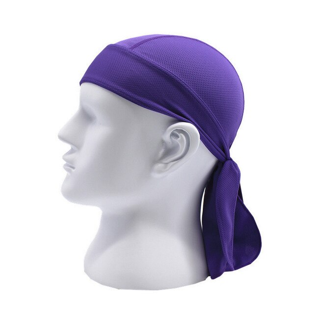 Mannen Cool Beanie Snood Piraat Hoed Workout Fietsen Fiets Magic Quick Dry Bandana Hoeden: Paars