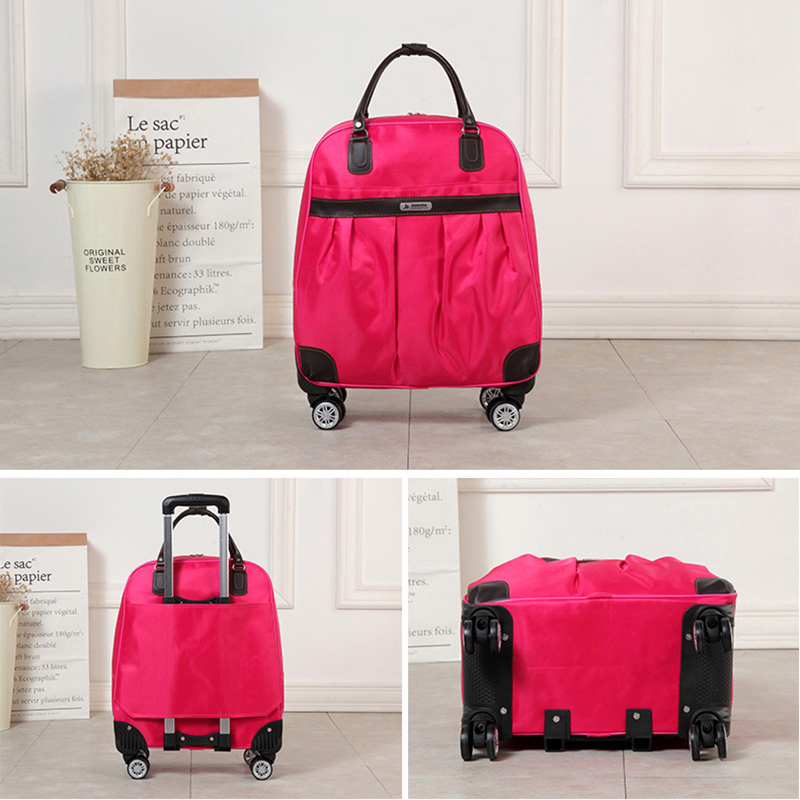 Women Trolley Luggage Rolling Suitcase Brand Casual Stripes Rolling Case Travel Bag on Wheels Luggage Suitcase