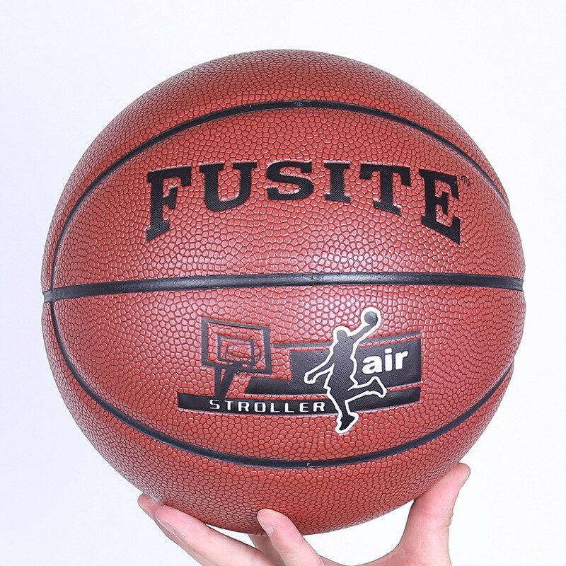 No. 6 Women Play Basketball Concrete Floor Training Basketball Match PU Basketball Indoor and Outdoor: Bright red