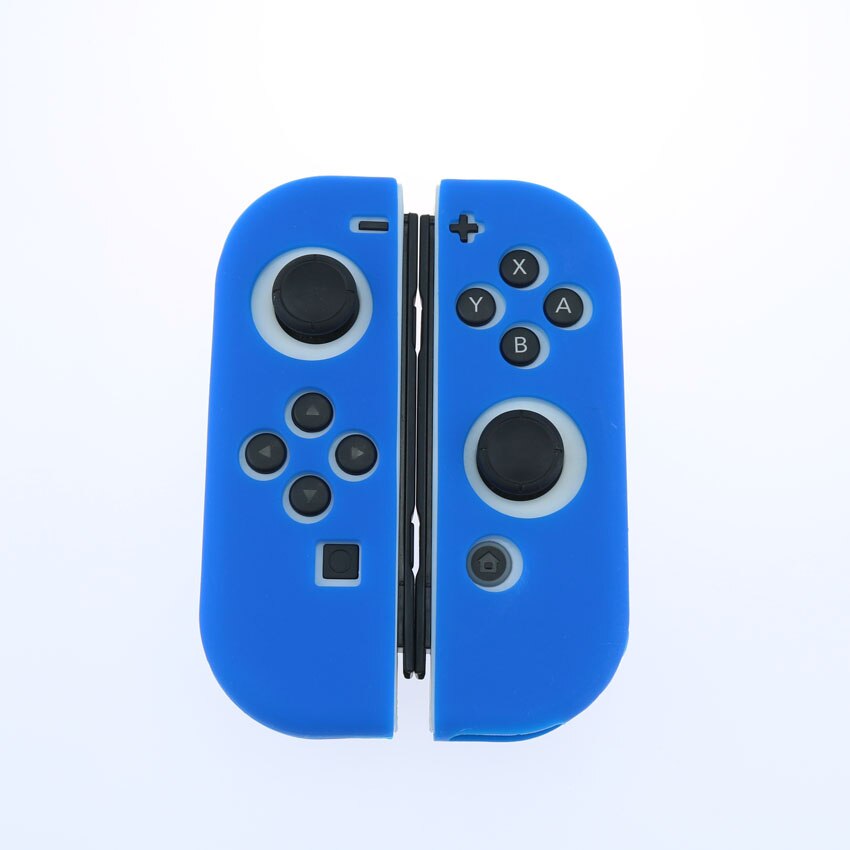 YuXi-funda protectora de silicona para Nintendo Switch Joy Con, funda suave antideslizante para NX NS Joycon: B-B