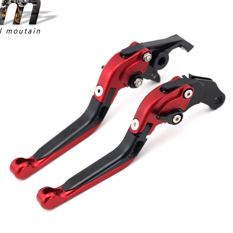 Front Rear Brake Lever For SUZUKI UH125 UH150 UH200 AN250 AN400 AN400Z Burgman Motorcycle Accessories CNC Extendable: Red