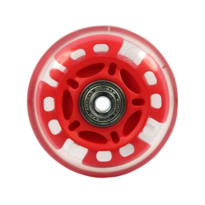 Roue de patins à roulettes pour enfants, 60mm, 64mm, 70mm, 72mm, couleur brillante, 608zz