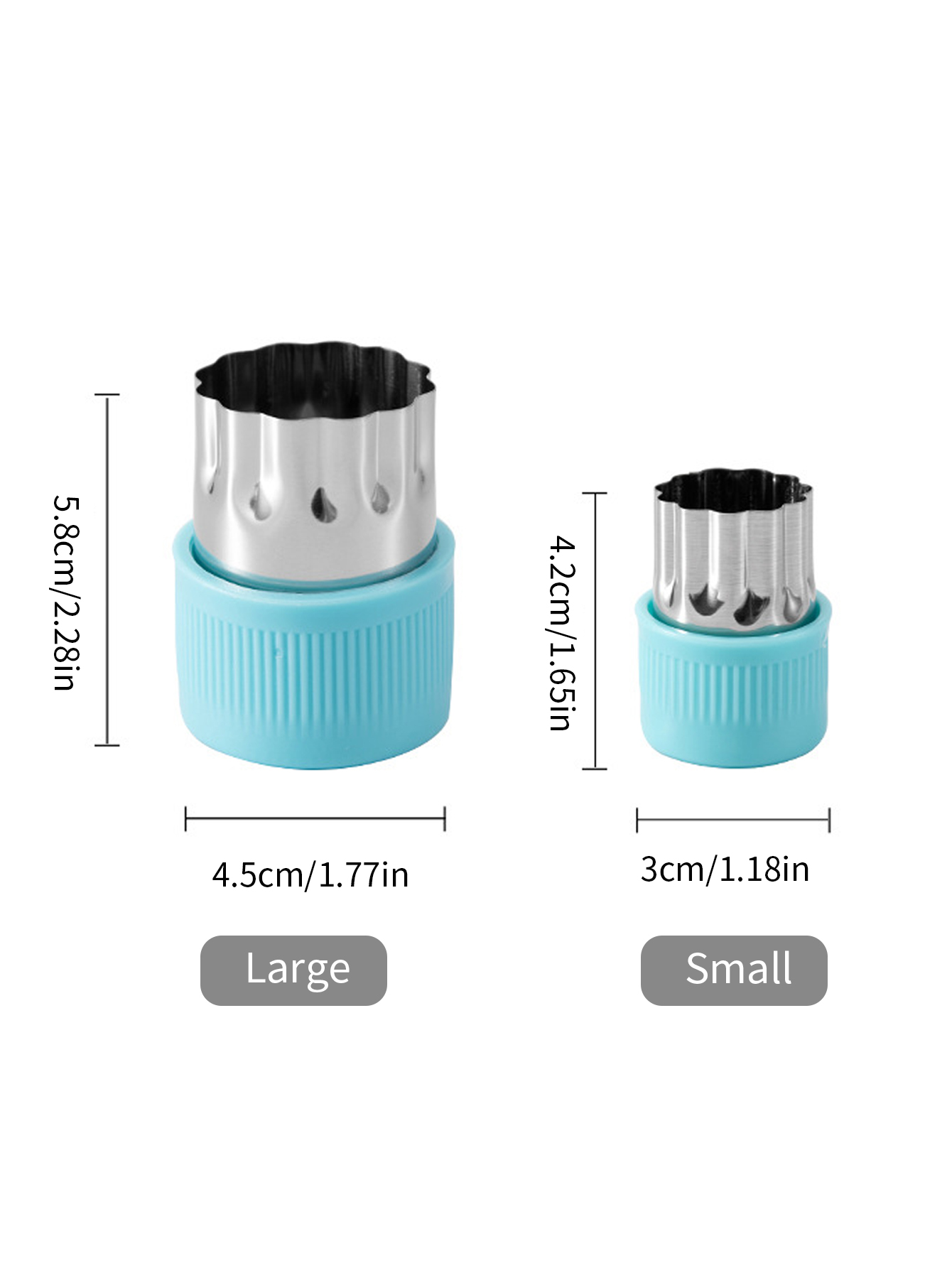 Leeseph 12 Pcs Vegetable Cutter Shapes Sets Mini Size Cutters Fruit Cutters Kids Food Cutters Pastry Stamps Mold Biscuits