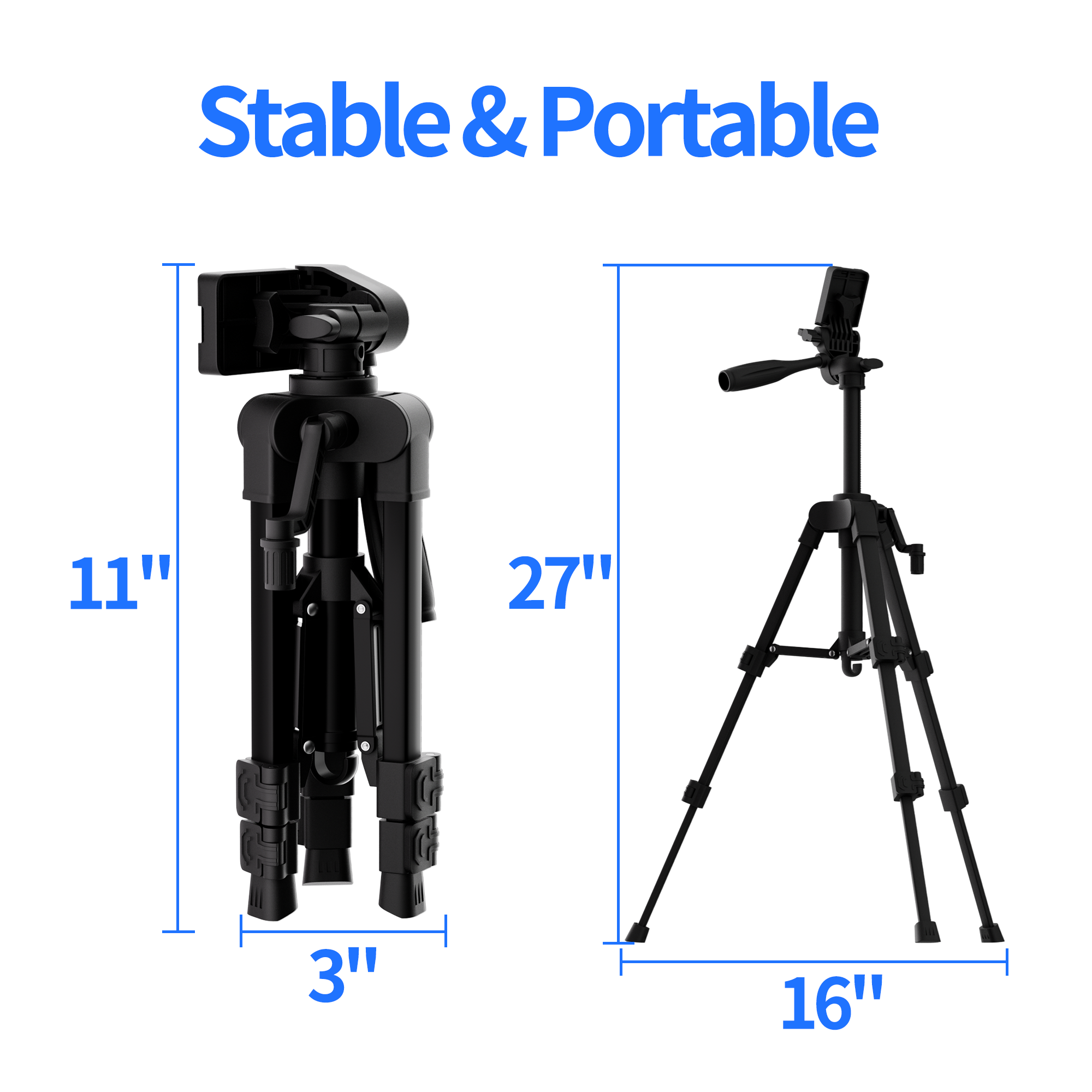 Starlink Mini-statiefbevestiging inclusief adapter, 3 niveaus verstelbare hoogte 360 ° Tilt-compatibele Starlink Mini-standaardmontageset: Default Title