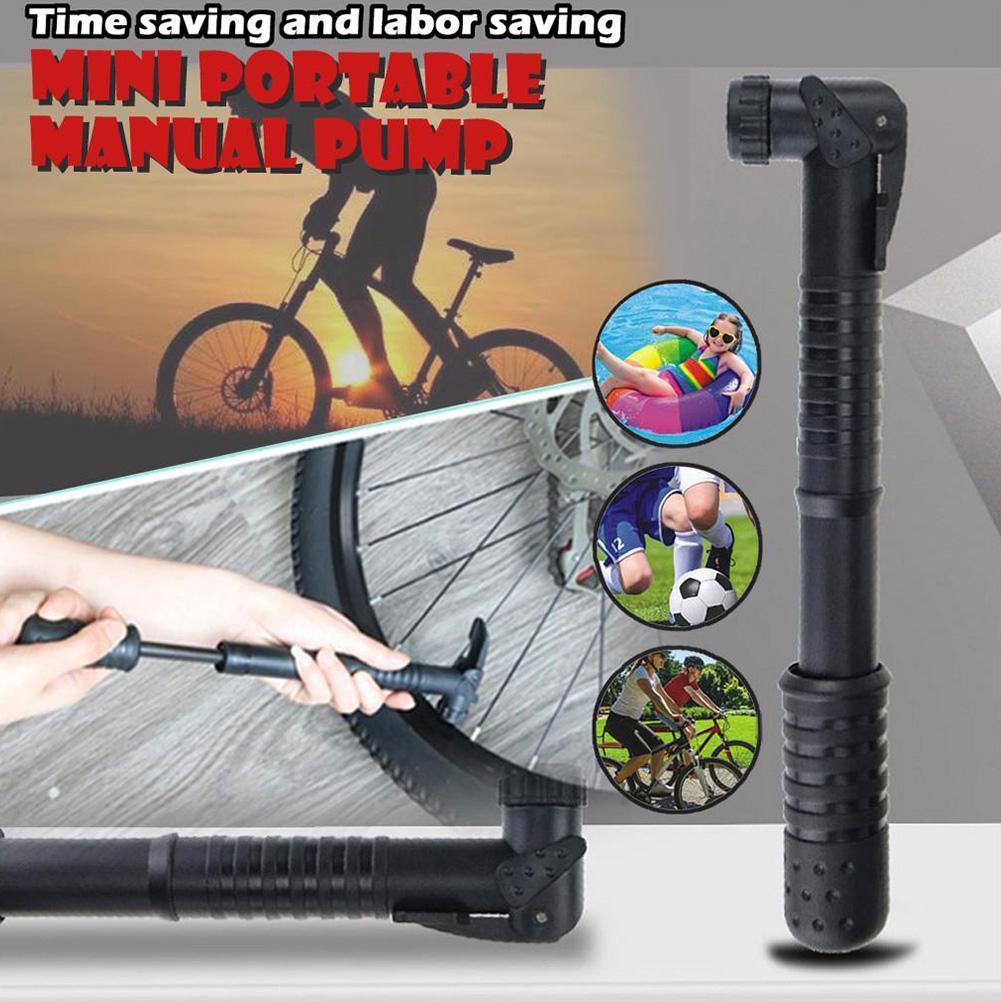 Mini Bike Pump Portable Lightweight Tyre Inflation Cycling Pump Road Multi Pump Basketball Bicycle Fitment Ball Mtb X1y7