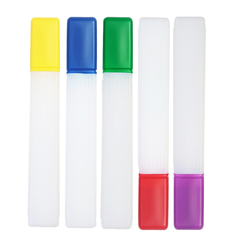 41cm Large Transparent Plastic Knitting Needle Pin Storage Case Tube Containers