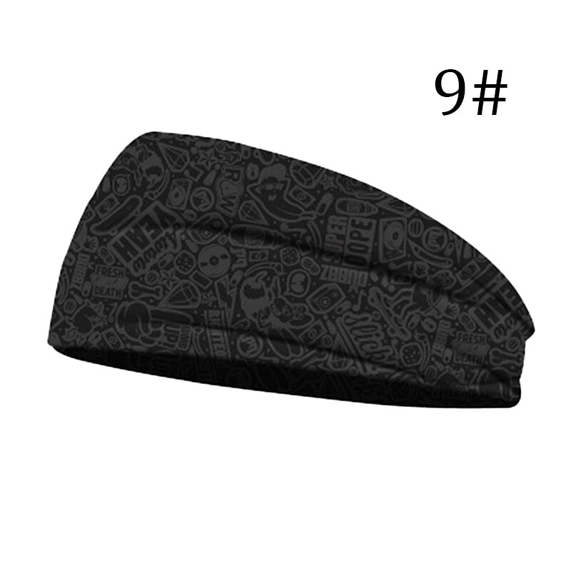 Stampato Sport Ampio Turbante Delle Donne Della Fascia Dei Capelli Delle Ragazze Fasce Cape Wrap Accessori Scrunchy Hairband Sport Copricapo 2020 Nuovo: 9