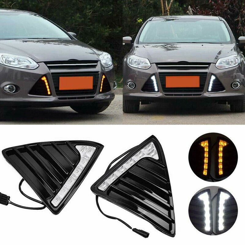 Auto Drl Dagrijverlichting Mistlamp Voor Ford Focus 3