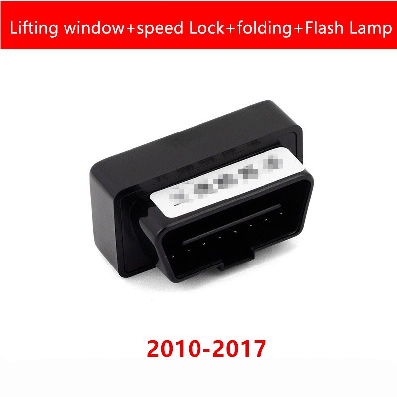 Espejo retrovisor de cierre automático para Toyota Land Cruiser, luz Flash de puerta de bloqueo plegable, módulo de datos OBD: 2010-2017