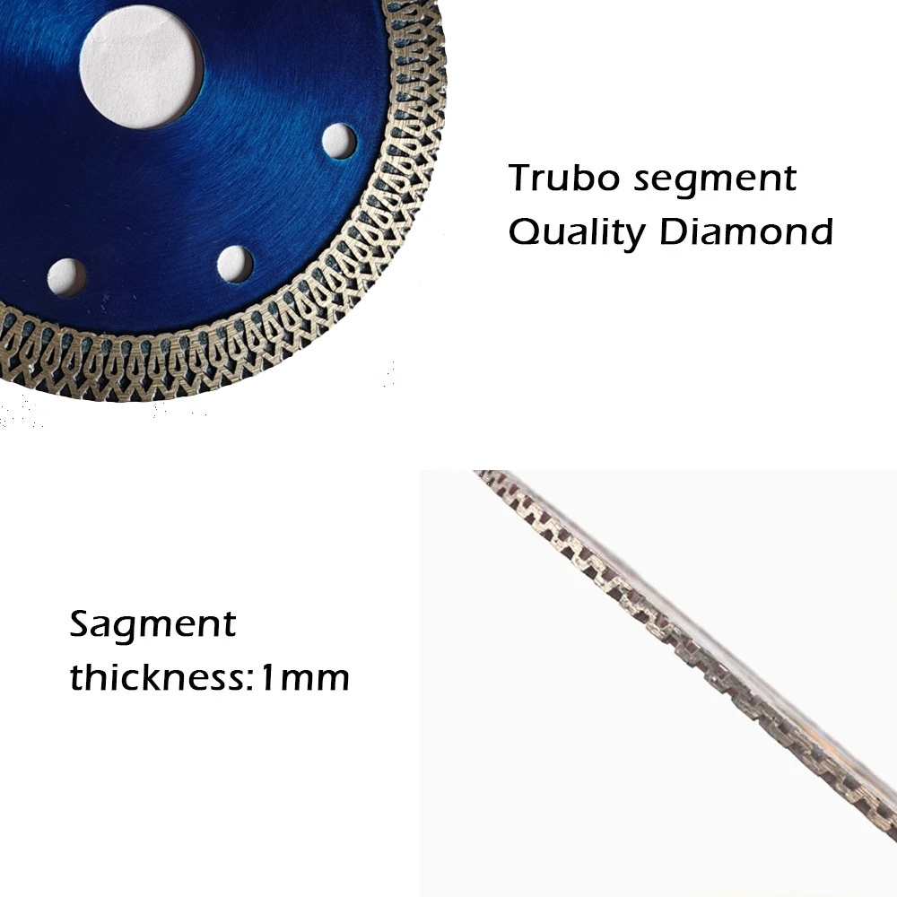 105 MM/115 MM/125 MM Turbo Diamant Zaagblad Graniet Marmer Doorslijpschijf Porseleinen Tegel Keramische 3 Size Haakse Slijper