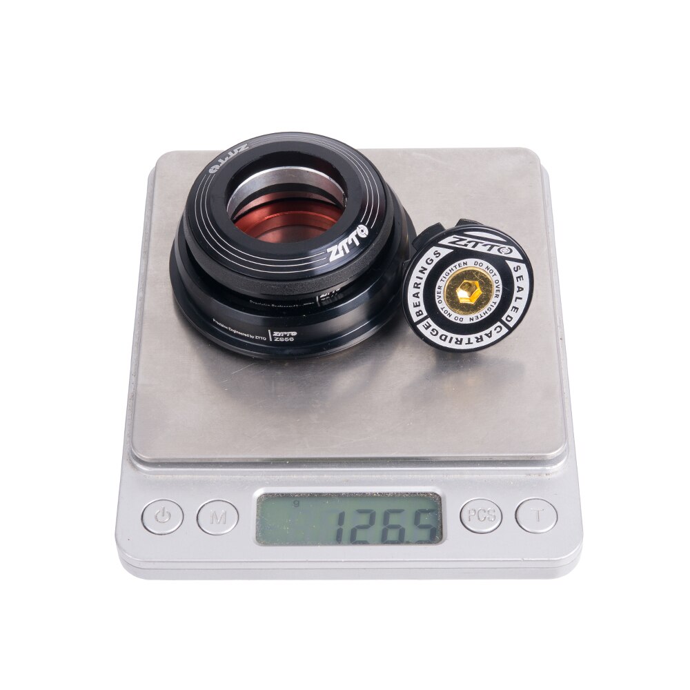 Ztto mtb cykel vejcykel headset headset  zs44 zs56 cnc 1 1/8 " -1 1/2 " 1.5 konisk 28.6 lige rør gaffel intern 44 56 headset