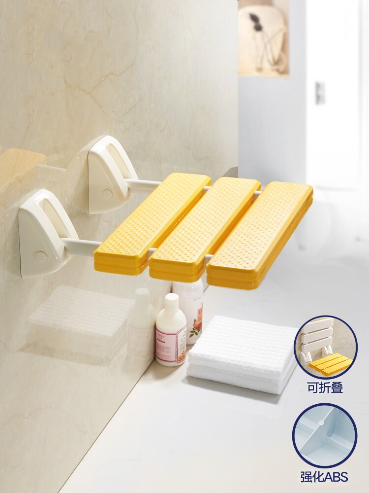 Muur Gemonteerde Vouwen Bad Stoel Hoge Dragende Anti-Statische Douche Kruk Multi-Functionele Veranda schoen Veranderende Zetel