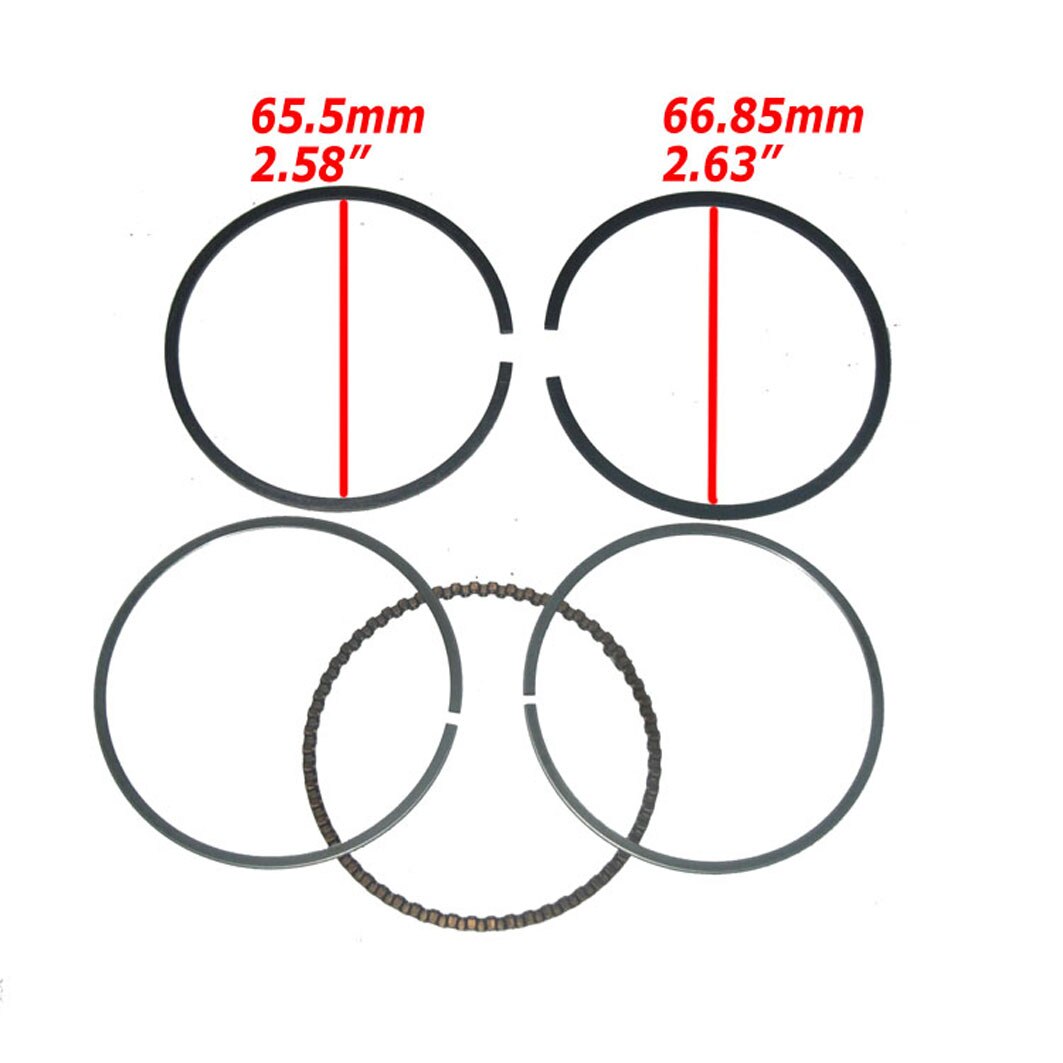800cc Zuigerveer Voor Kazuma Mammoth 800cc Utv Suzuki 368Q Motor