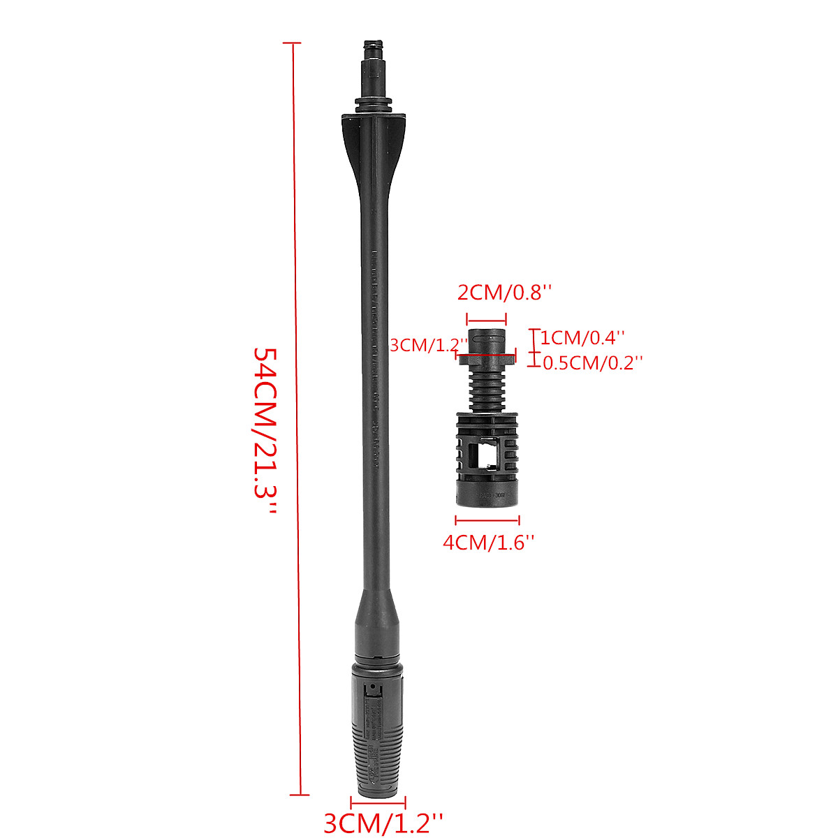 Højtryksrenser stang spids bil skive roterende turbo lanse dyse spids til karcher  k2 k3 k4 k5 k6 k7 højtryksrensere