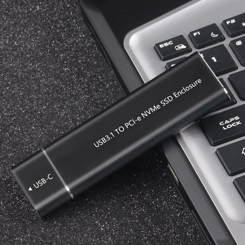 USB3.1 Tipo-C a M.2 Tasto M NVMe Scatola PCIE SSD solido stato unità Custodia 10Gbps M2 SSD 2280 duro unità Disk allegato HDD scatola