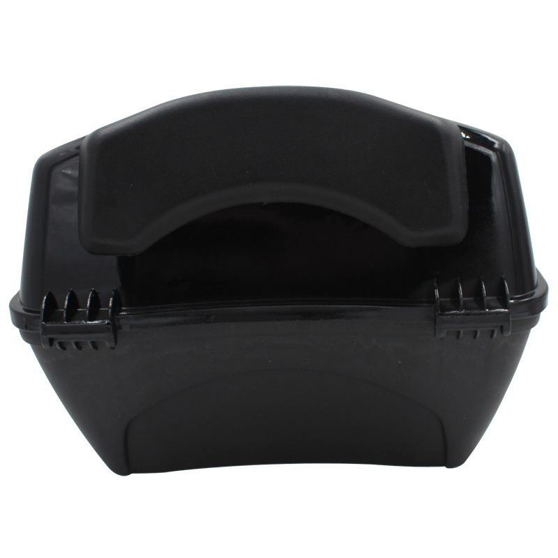 1PC Motorcycle Tailbox Top Lock Luggage Rack Dual Headlight Trunk Battery Car Trolley Storage Box Soft Back Quick Release System