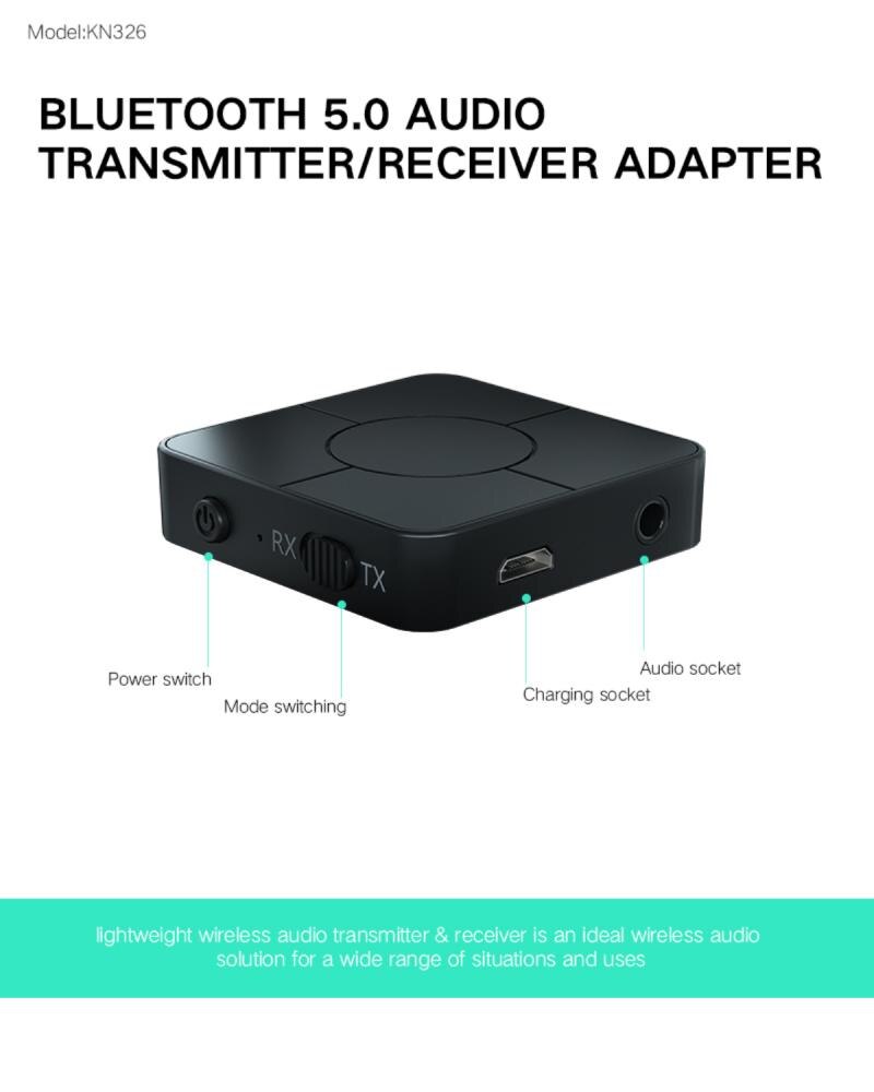 Kn326 bluetooth 5.0 zender en ontvanger combo met bluetooth handsfree tv autoradio