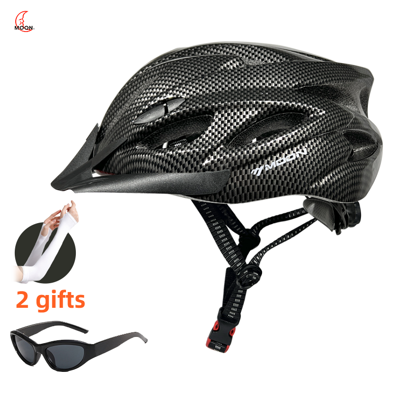 Mond Luftstrom Profi Fahrradhelm – leichte MTB-Ausrügestochen für Erwachsene mit abnehmbarer Sonnenblende für Pfad- und Stadtpendeln: M / Licht Grau