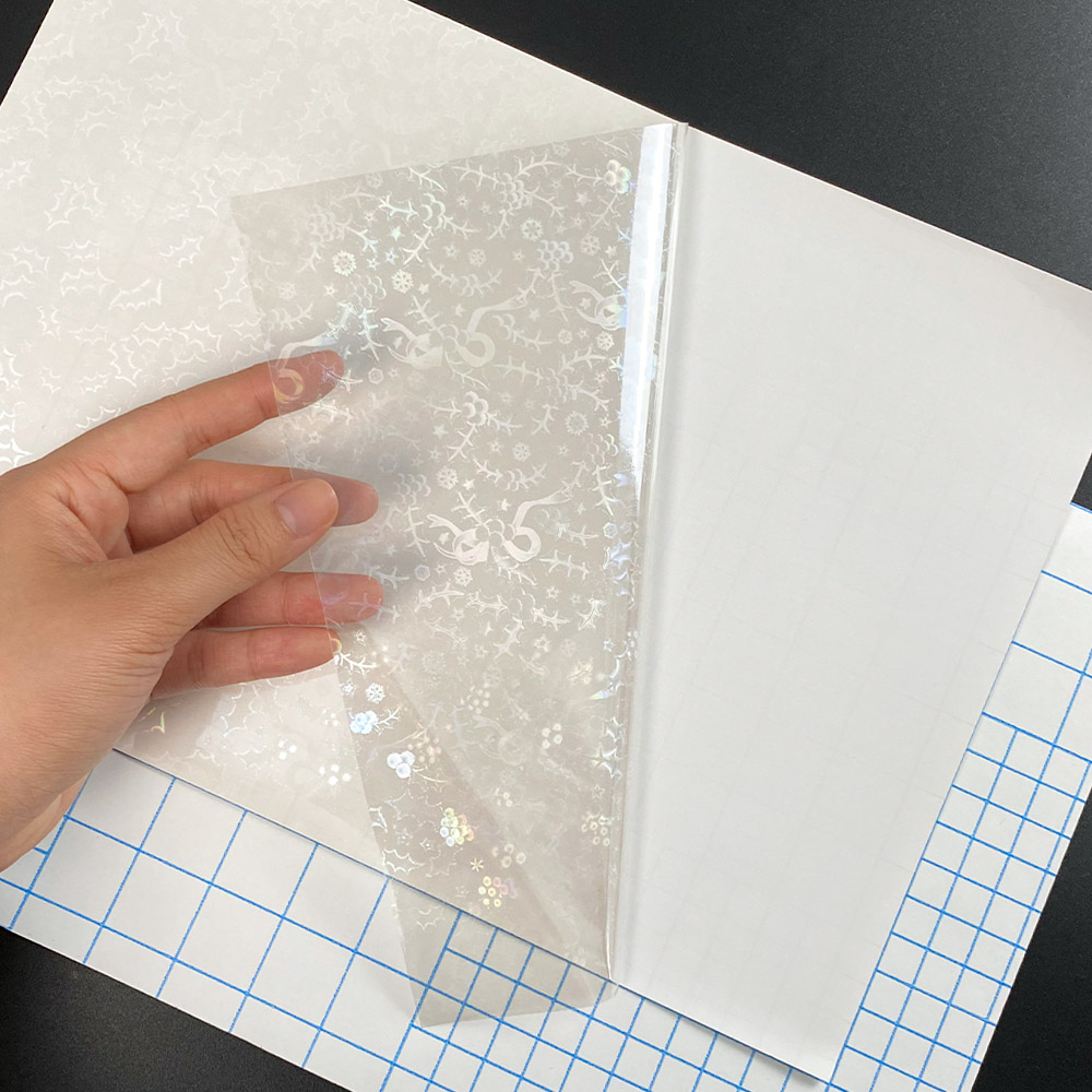 10 Vellen A4 Holografische Foto Lamineren Film Glanzende Folie Plakband Plastic Film Stempelen Op Papier Voor Laminator Machine: 9