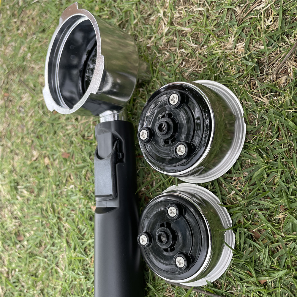 51mm Coffee Portafilter Filter With Pressure Basket for Homix Hibrew Oster Cecotec Phico Brayer br1101 Gypas Coffee Machine: light green