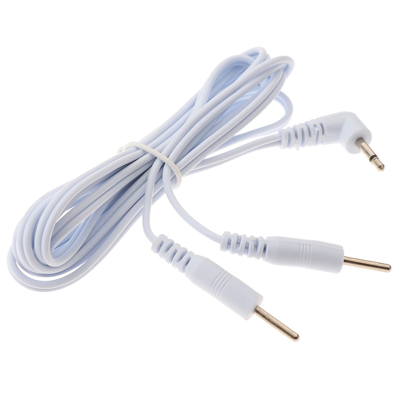 1 Pcs Elektrotherapie Elektrodestroomdraden Kabel Voor Tientallen Stimulator 2.5 Mm Aansluiting Massage Stimulator 2.5 Mm Plug