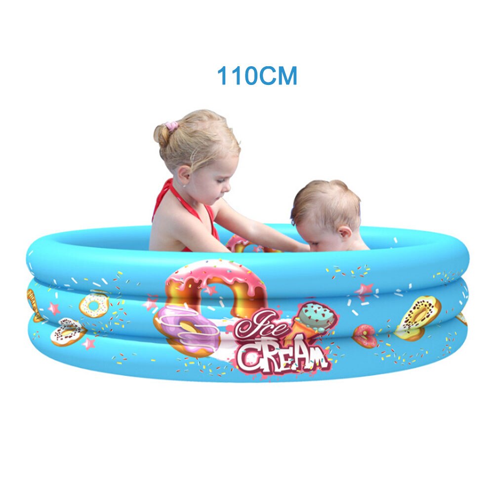 Sommer udendørs baby børn baggård swimmingpool have oppustelig padlebassin bassin badekar vandlegetøj: Gul