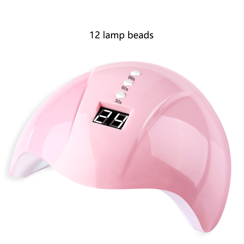 36w nageldrogers uv led lamp voor nagels droger 30s 60s 90s timer slimme sensor voor manicure gel nagel drooglamp voor gellak: Wit