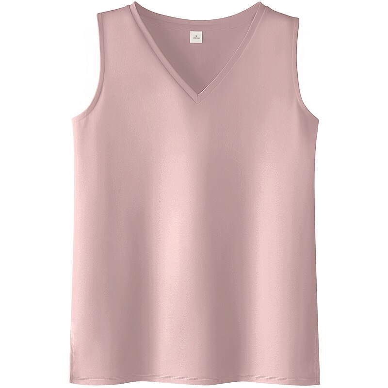 Bomuld dame t-shirt o-hals kortærmet dame skjorte all match dame top sort hvid grå gul shir: Xxl / Lyserød