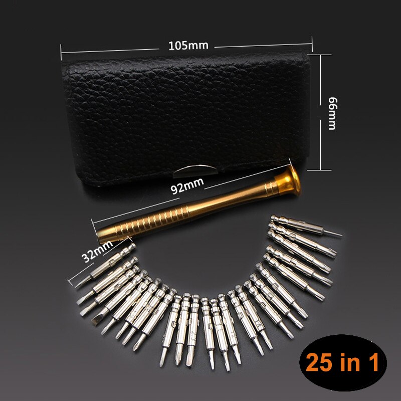 Phone Repair Tool Set 25 in 1 Screwdriver Torx Multifunctional Opening Precision For IPhone Samsung Huawei Xiaomi Tablet PC