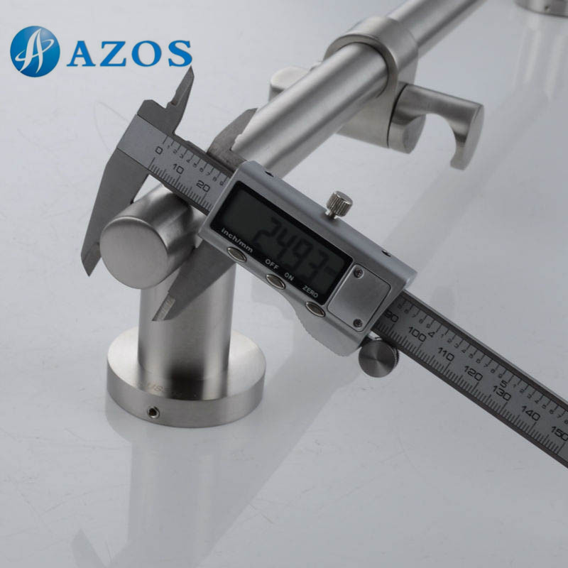 Three Function Hand Shower Head with Adjustable Slide Bar, Brushed SUS304 Stainless Steel Color LYTZ068