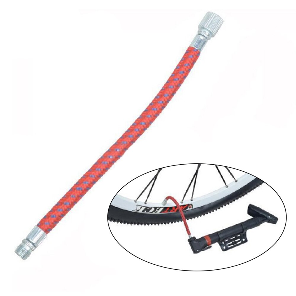 Easy Apply Connector Extension Adapter For Bicycle Pump Durable Air Hose High Pressure Rotating Practical Flexible Bike supplies: Default Title