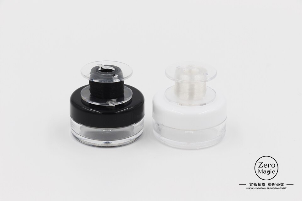 1 Stuk Scroll Type Sub-Draad Sterke Onzichtbare Draad Transparant (Wit/Zwart)-50 M, goocheltrucs, Accessoires, Elasticiteit