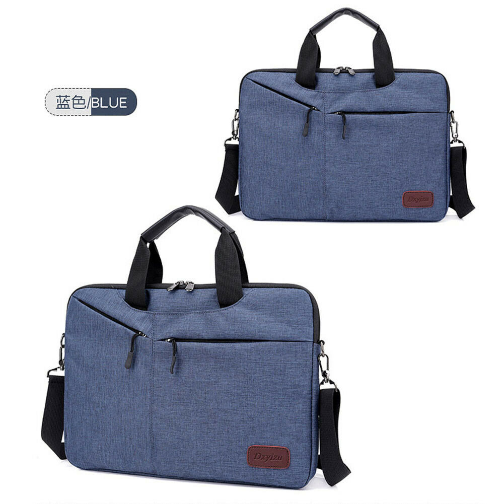 Mannen Business Reizen Laptop Tas Mode Aktetas Multifunctionele Duurzame Bescherming Schoudertas: Blauw