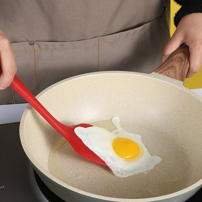 Silicone Kitchenware Cooking Utensils Set Non-stick Cookware Spatula Beaters Handle Kitchen Cooking Tool Set