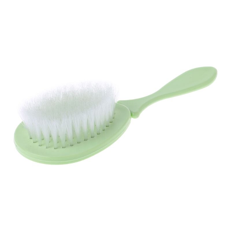 Baby Comb Brush Nursing Supplies Bathing Washing Hair Soft Bristle Round Tip Safe Head Massage Newborn Care