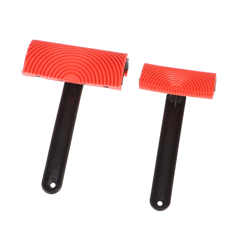 3 pièces Imitation bois grattage motif mur Texture Art brosse de bricolage outil de peinture