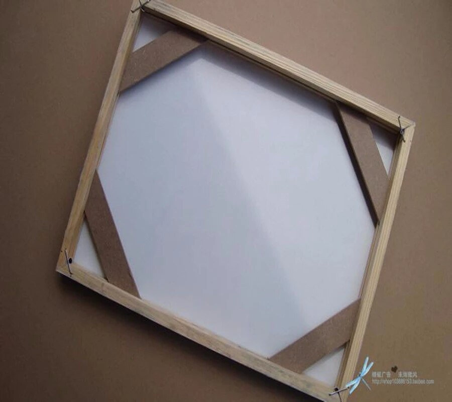 Natural Pine Wooden Painting Frame Custom Photo Frame DIY Large Size Wood Frame for Picture Poster Wall Canvas Painting Cadre