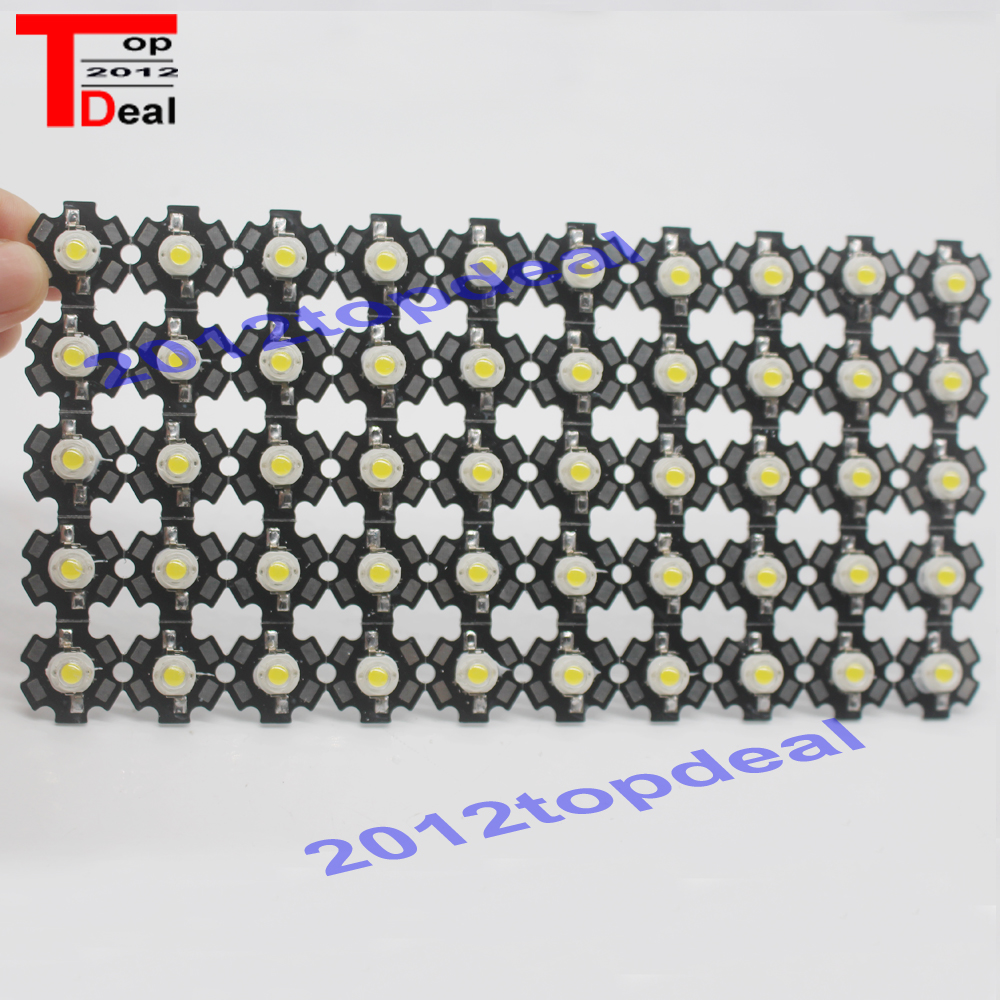 Bombilla LED de alta potencia, 1W, 3W, blanco frío/cálido, 3500K, 6500K, 15000K, 20000k, 30000k, diodos de cristal con Base de estrella de 20mm