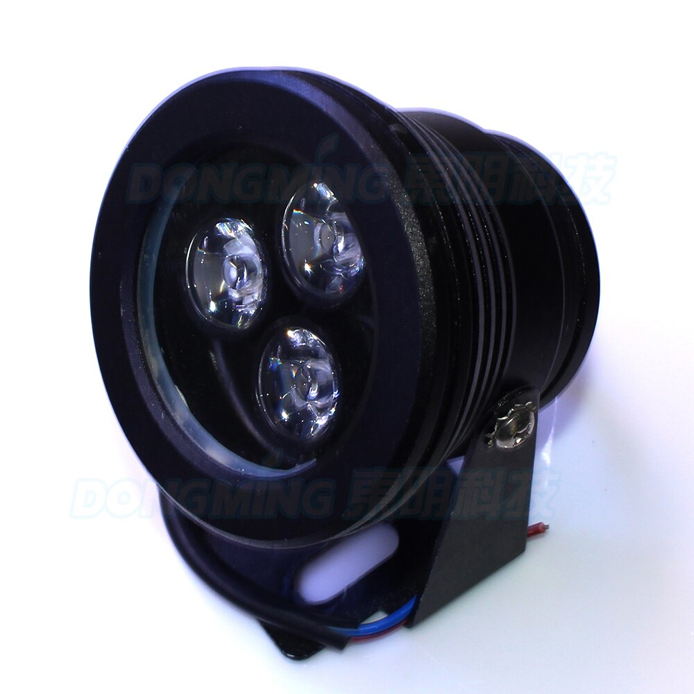 4 stks DC 12 V 10 W onderwater led lamp platte lens onderwater zwembad verlichting black lichaam onderwater led-verlichting rood blauw groen