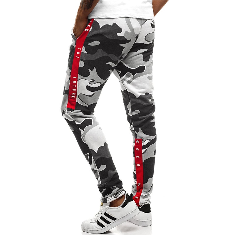 SWAGWHAT lässig schlank Hose Mens Jogger Sweatpants Fitness trainieren Marke Spur Hose Tarnung gedruckt männlich Hose