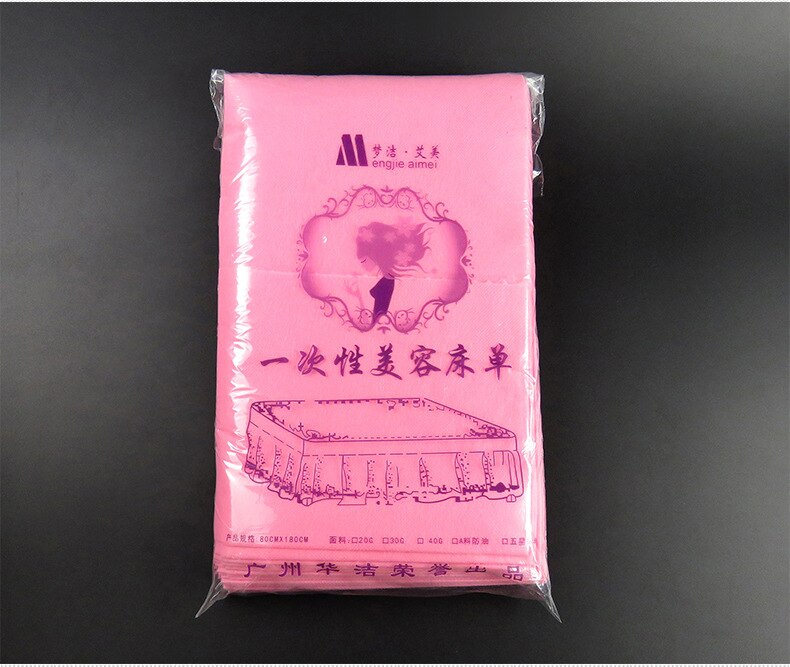 20pcs Disposable Bed Sheets Sheet Salon Massage Nursing Drawsheet Mattress Cover Covers Hospital Hotel Spa Wonderlife: pink 20pcs