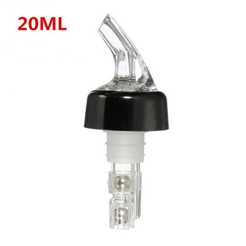 20ml/30ml Quantitative Wine Pourer Durable Leak-proof Food Grade Stainless Steel Wine Pourer Kitchen Supplies Wine Pour Tool: Transparent 20ML