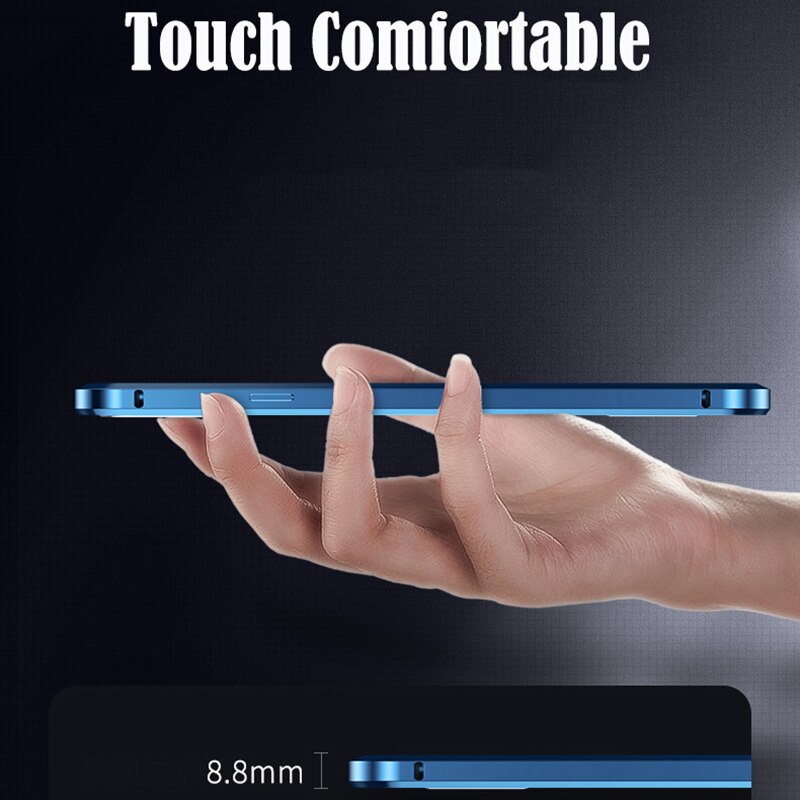 Obudowa ze stopu lotniczego akrylowa obudowa z tyłu dla iphone 12 Pro MAx 12 mini obudowa z tyłu metalowa kamera dla iphone 12 PRo luksusowa obudowa na telefon